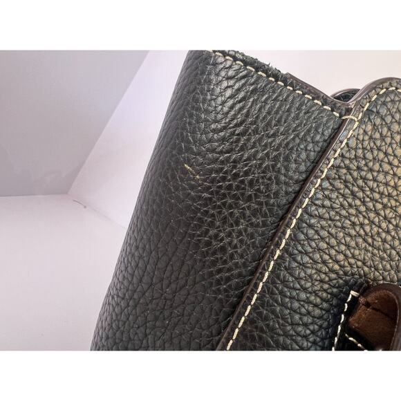 Dooney Bourke East West Cambridge shopper tote Satchel Midnight Navy Blue GUC - Picture 15 of 16